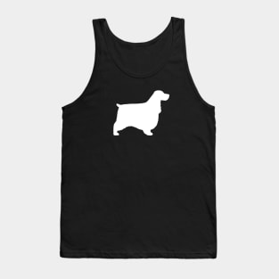 English Cocker Spaniel Silhouette Tank Top